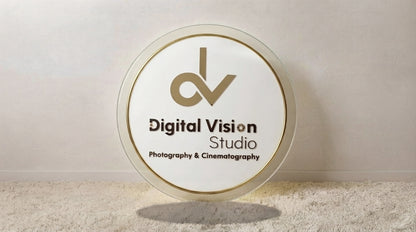 Custom  Acrylic Business Logo Sign | With LED & Without LED