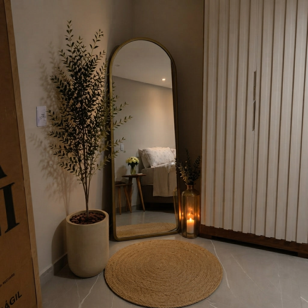 Modern and Stylish Leaning Standing Mirror