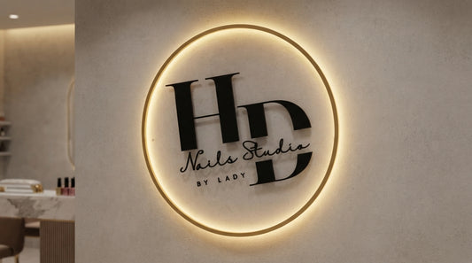 Custom Acrylic Business Logo Sign | With LED & Without LED